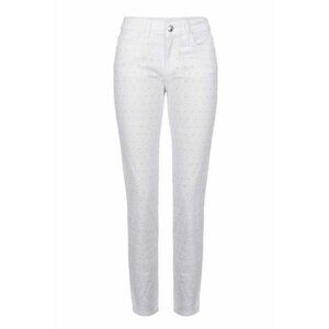 NWT Dolcezza White Rhinestone Front Jeans